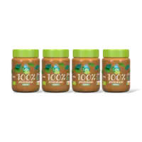 AH Terra Plantaardig bio 100% pindakaas 4-pack