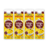 Melkunie Bolletjesvla met vanillesmaak 4-pack