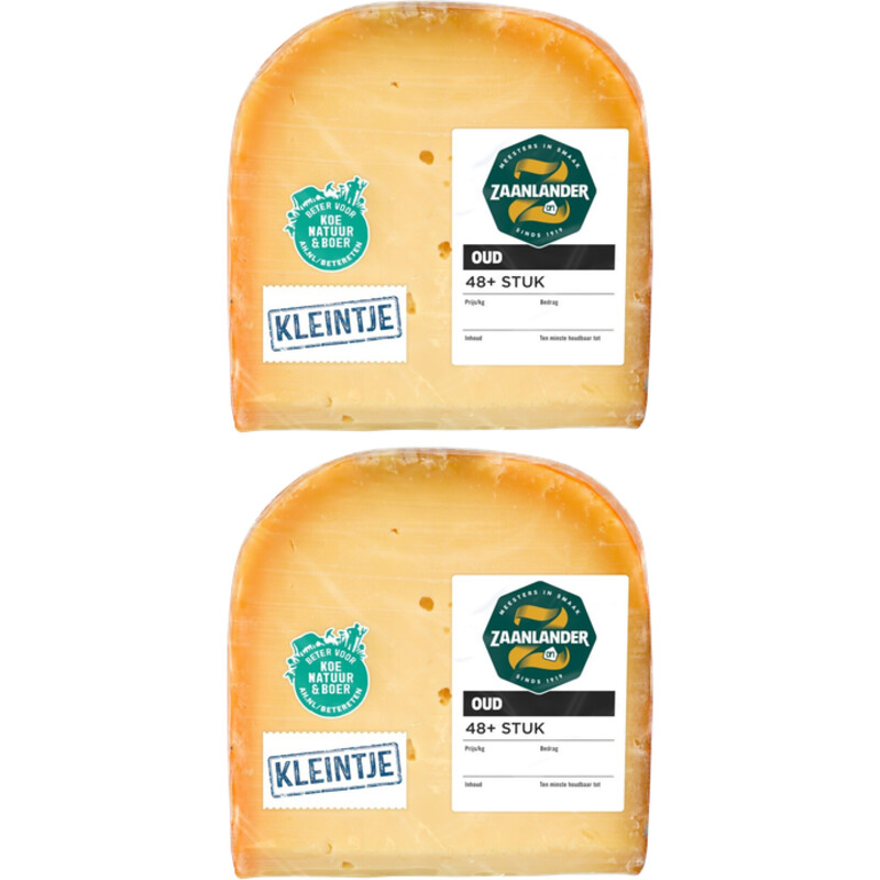 Een afbeelding van AH Zaanlander Oud 48+ stuk klein 2-pack