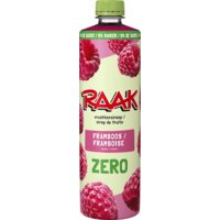 Raak Vruchtensiroop frambozen zero sugar