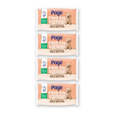 pdp-image-Page Shea butter vochtig toiletpapier 4-pack