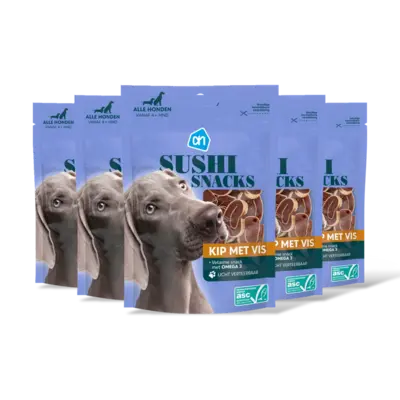 pdp-image-AH Sushi snacks kip met vis 5-pack