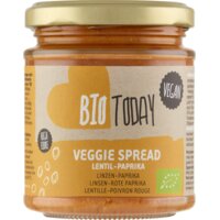 Een afbeelding van BioToday Linzen-paprika spread