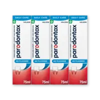 Parodontax No fluoride tandpasta 4-pack