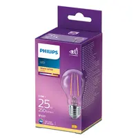 Philips Led fil standaard helder E27 25W
