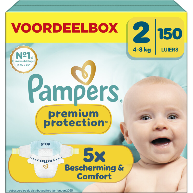 Pampers Premium protection luiers maat 2