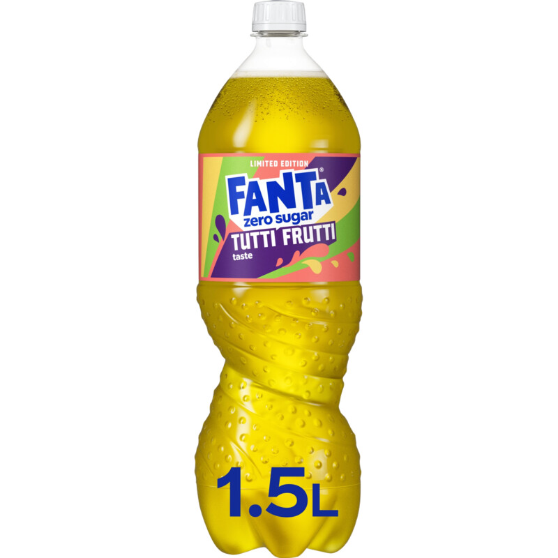 Een afbeelding van Fanta Tutti frutti zero sugar limited edition