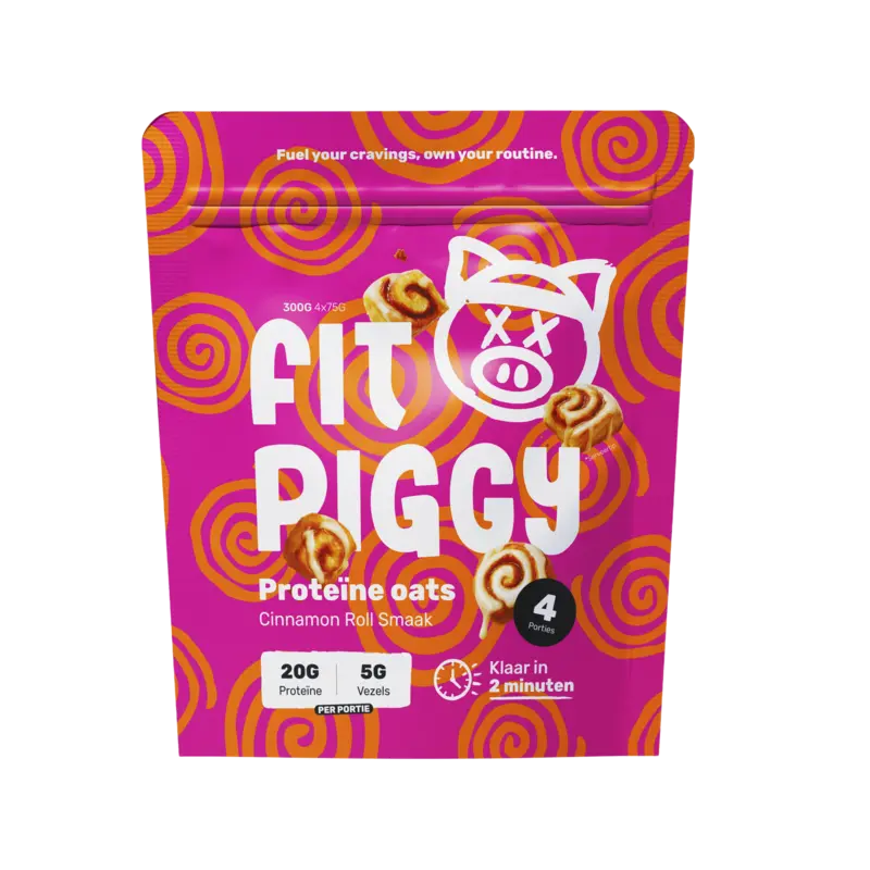 Fit Piggy Proteïne oats cinnamon bun