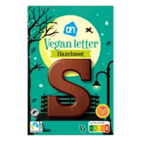 AH Vegan letter hazelnoot