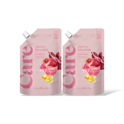 pdp-image-Care Cherry blossom shower gel refill 2-pack