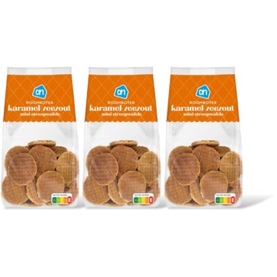 pdp-image-AH Stroopwafel mini karamel zeezout 3-pack