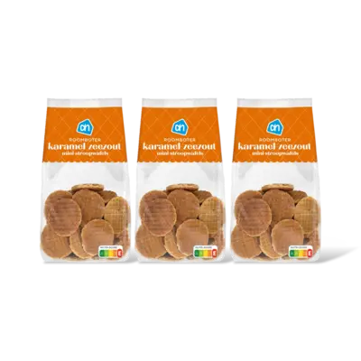 pdp-image-AH Stroopwafel mini karamel zeezout 3-pack