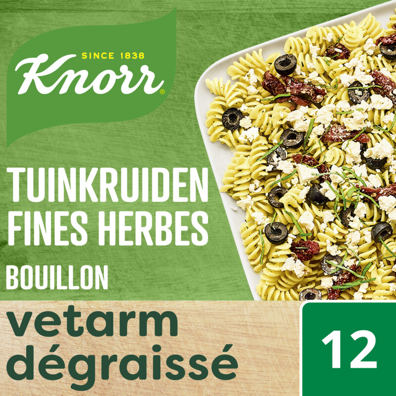 Knorr Finesse tuinkruiden bouillon bel