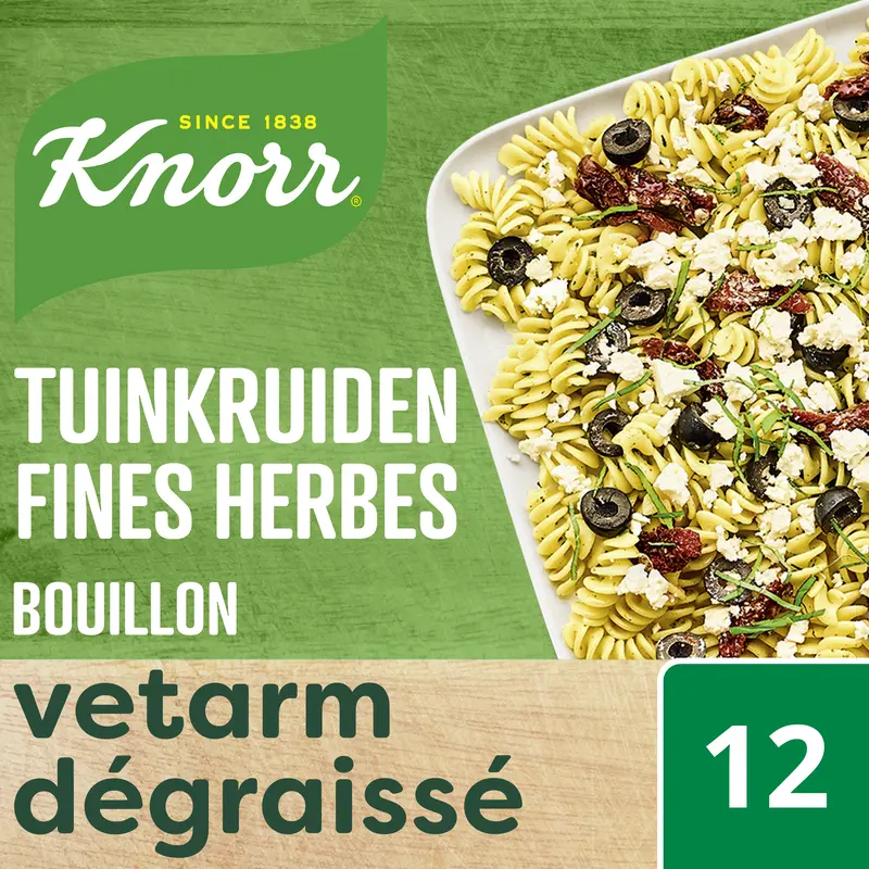 Knorr Finesse tuinkruiden bouillon bel