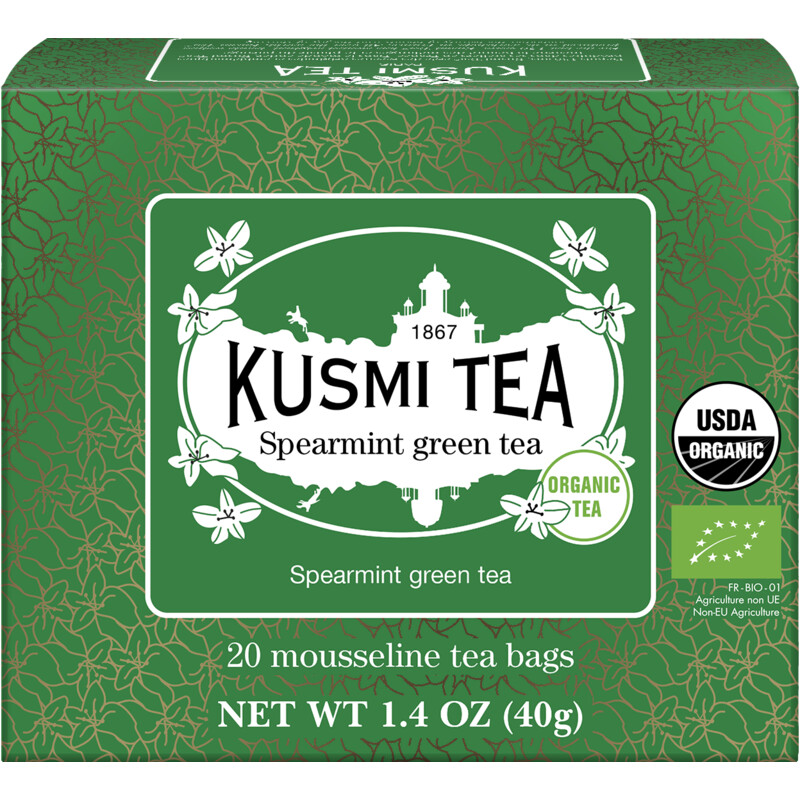 Een afbeelding van Kusmi Tea Organic spearmint green tea