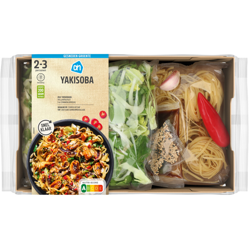 Een afbeelding van AH Gesneden verspakket yakisoba