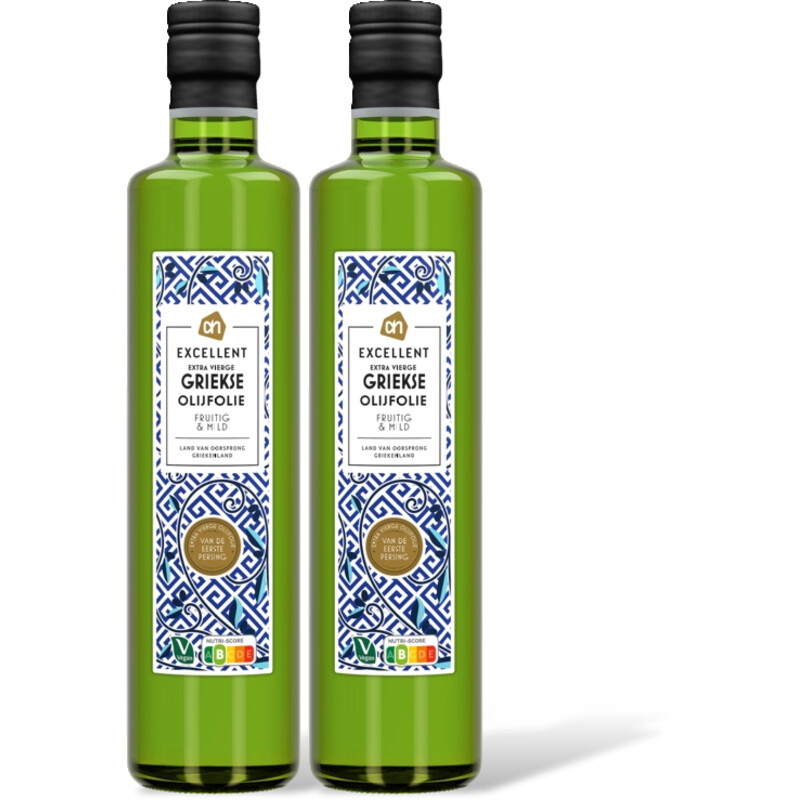 AH Excellent Griekse olijfolie extra vierge 2-pack