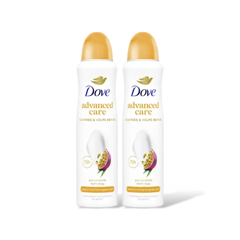 Dove Passievrucht citroengras deodorant 2pack