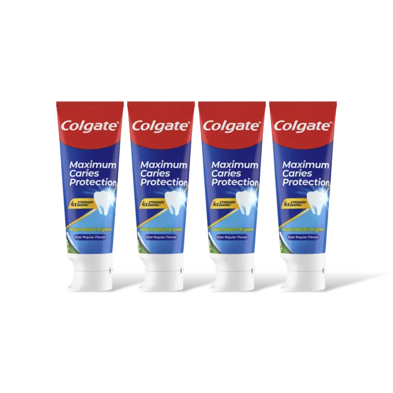 Colgate Anti-Caries Tandpasta 4-pack