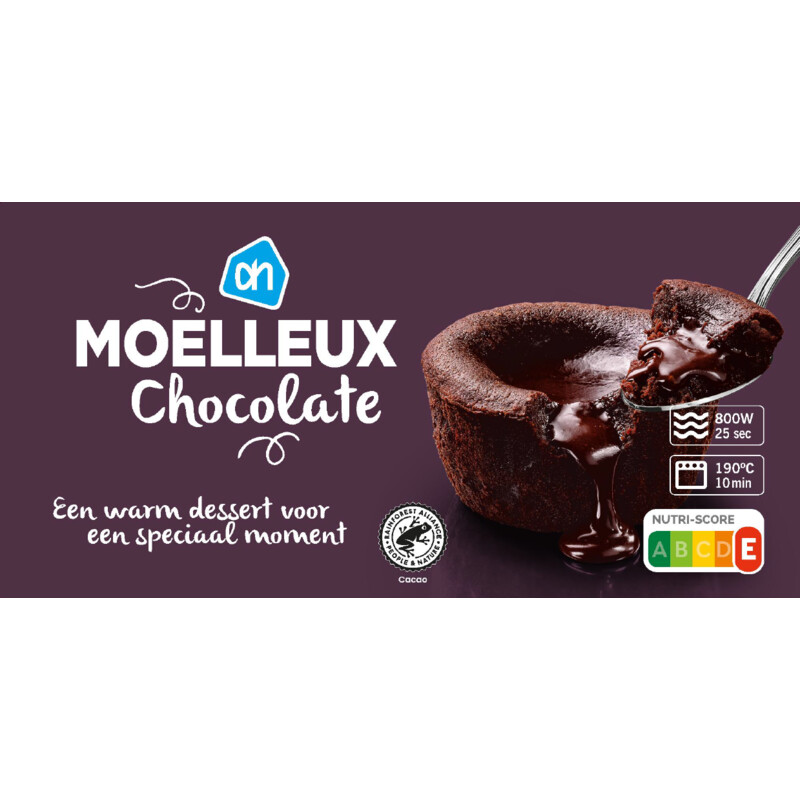 Een afbeelding van AH Moelleux chocolate