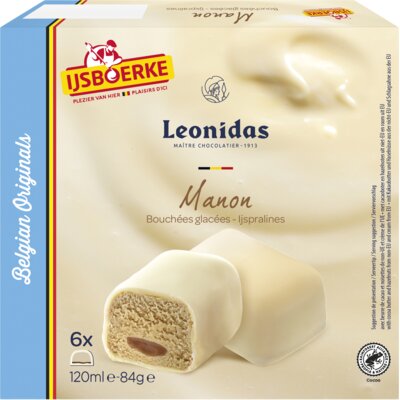 pdp-image-IJsboerke Leonidas manon glacé roomijspralines bel