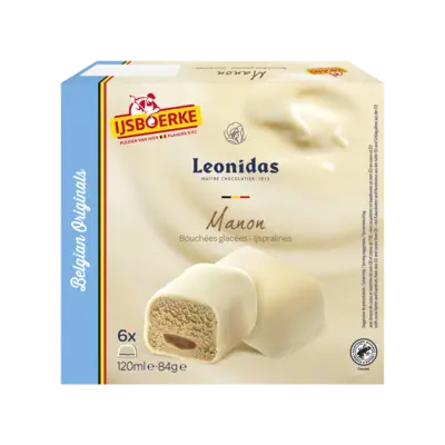 pdp-image-IJsboerke Leonidas manon glacé roomijspralines bel