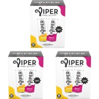 Een afbeelding van Viper Hard seltzer tropical & cherry 3x 4-pack