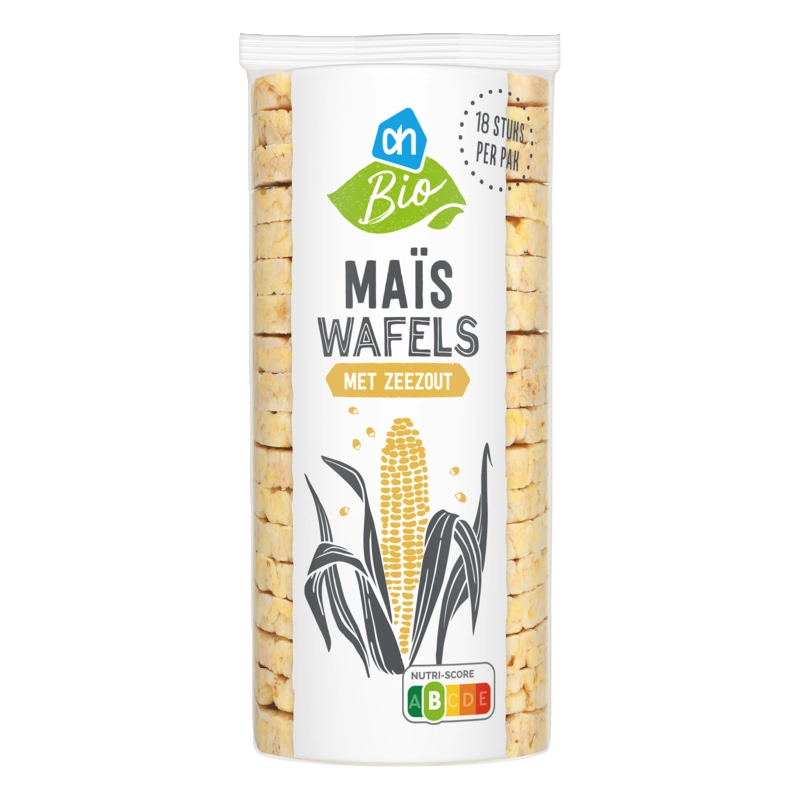 AH Biologisch Maiswafels met zeezout