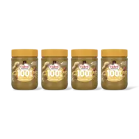 Calvé 100% stukjes pinda pindakaas 4-pack