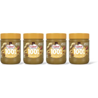 pdp-image-Calvé 100% stukjes pinda pindakaas 4-pack