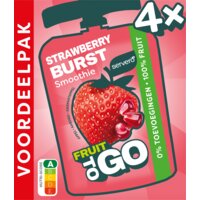 Een afbeelding van Servero Fruit to go strawberry burst voordeelpak