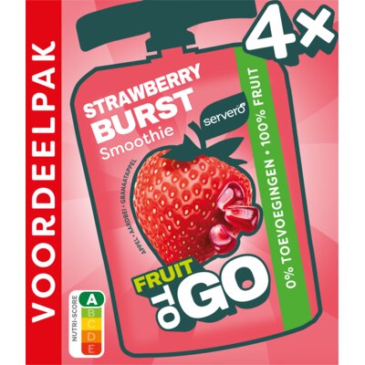 pdp-image-Servero Fruit to go strawberry burst voordeelpak