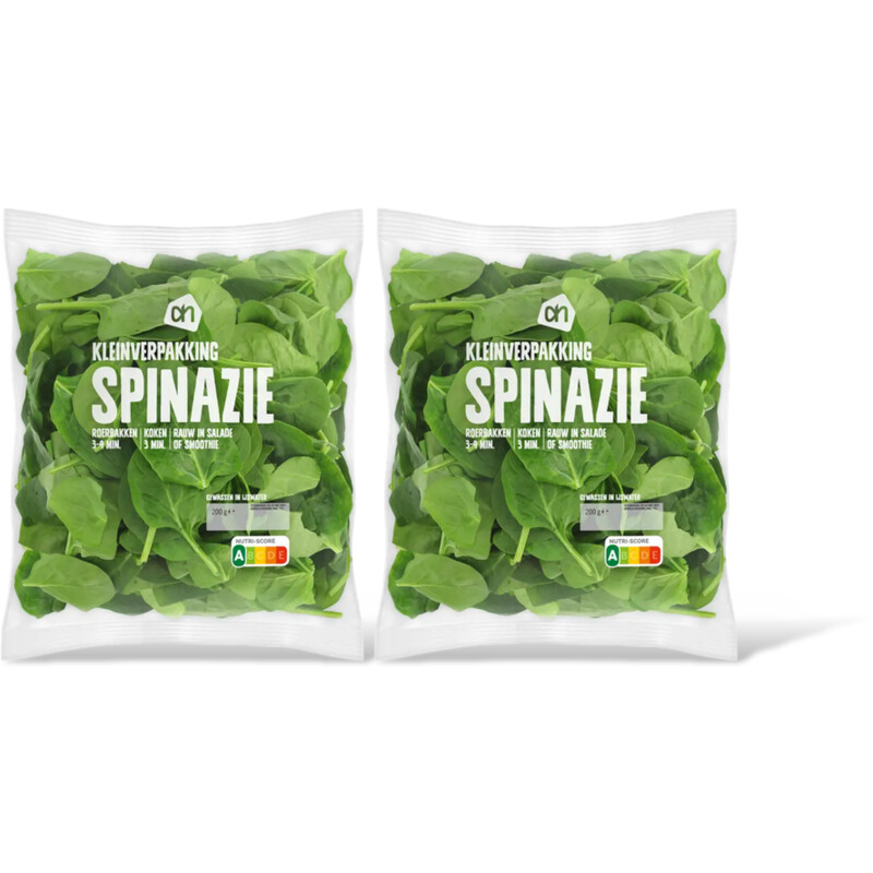 AH Spinazie kleinverpakking 2-pack