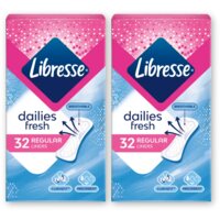 Libresse Dailies fresh regular inlegkruisjes 2pck