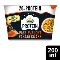 Arla Protein kwark passionfruit papaya