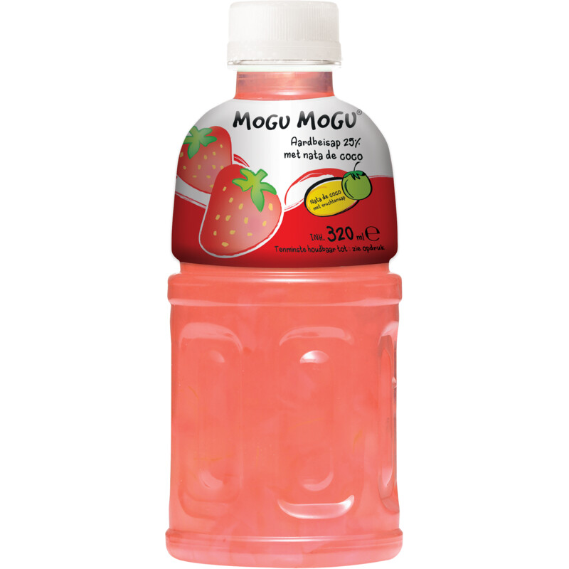 Een afbeelding van Mogu Mogu Aardbei fles