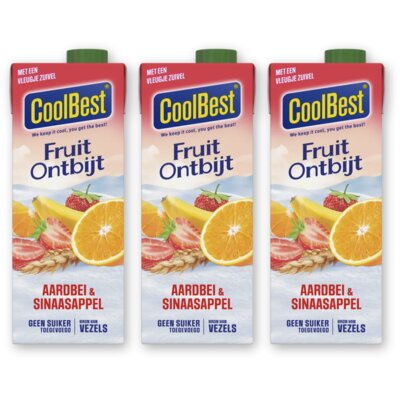pdp-image-CoolBest Fruit ontbijt sinaasappel & aardbei 3pck