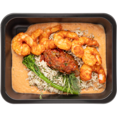 pdp-image-Dyne Scampi romige tomatensaus bruine rijst