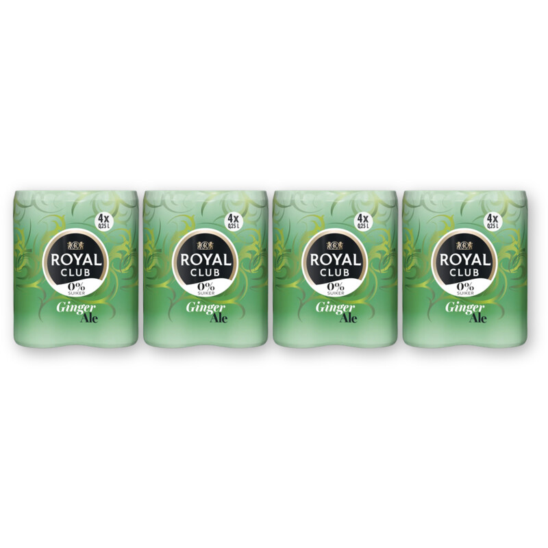 Royal Club Ginger ale 0% 16-pack