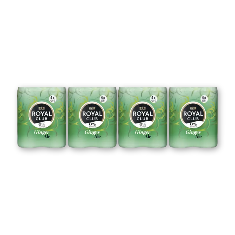 Ginger ale 0% 16-pack