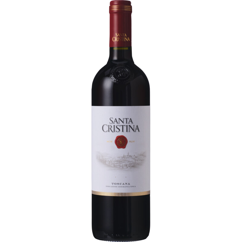 Een afbeelding van Antinori Santa cristina toscana rosso