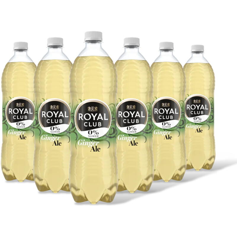 Royal Club Ginger ale 0% suiker 6-pack