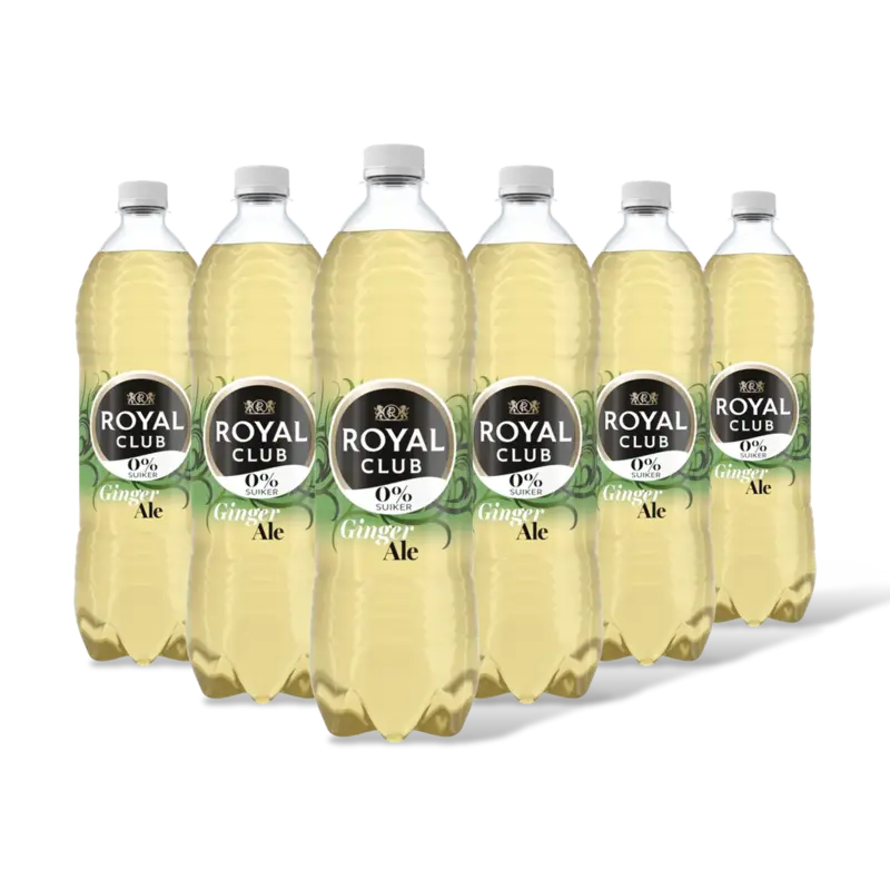 Ginger ale 0% suiker 6-pack