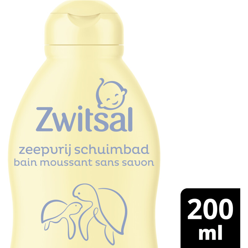 Een afbeelding van Zwitsal Baby zeepvrij schuimbad