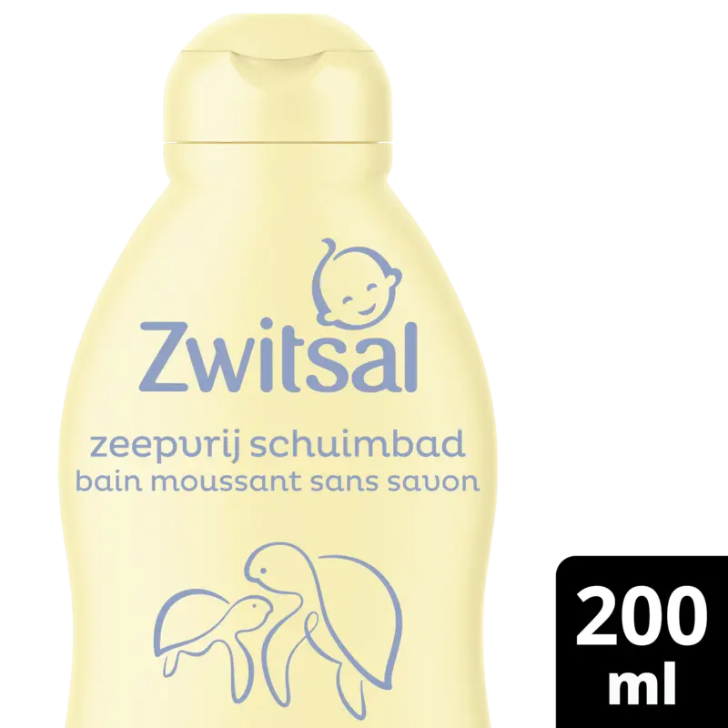 Baby zeepvrij schuimbad