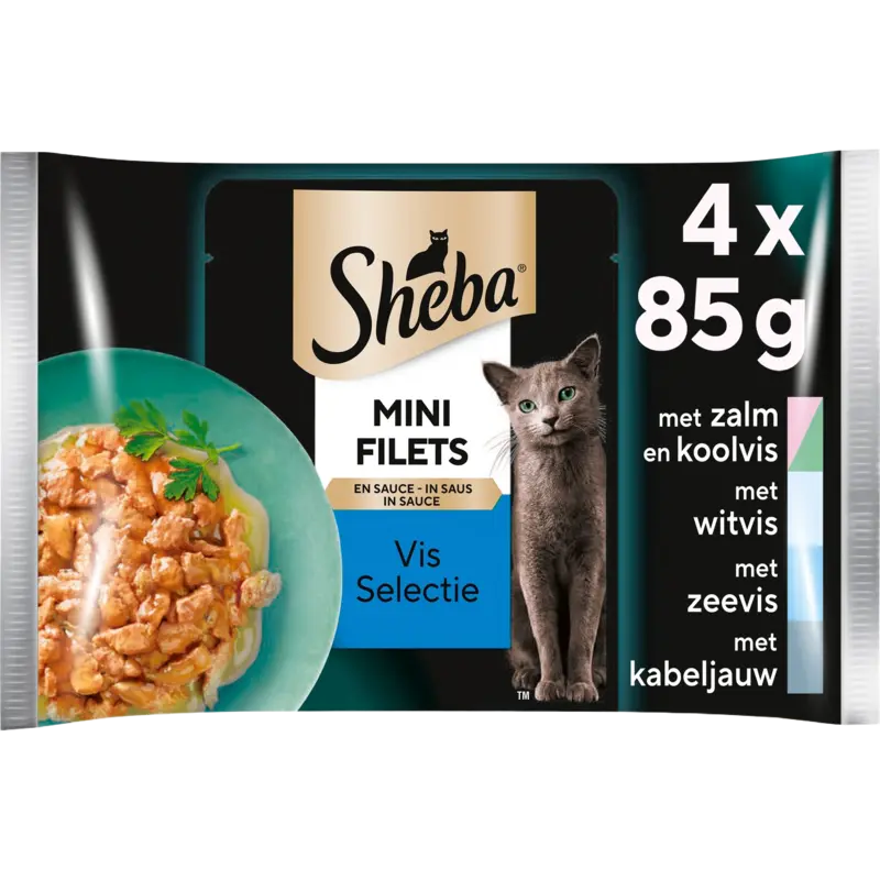 Sheba Mini filets in saus vis klein