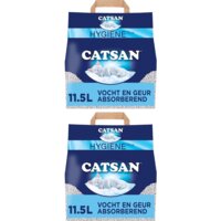 Een afbeelding van Catsan 11,5 L Kattenbakkorrels 2-pack