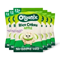 Organix Apple rice cake clouds 7m+ 6-pack