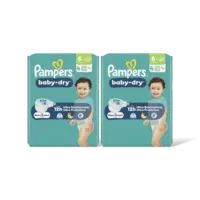 Pampers Baby-dry luiers maat 6 2-pack