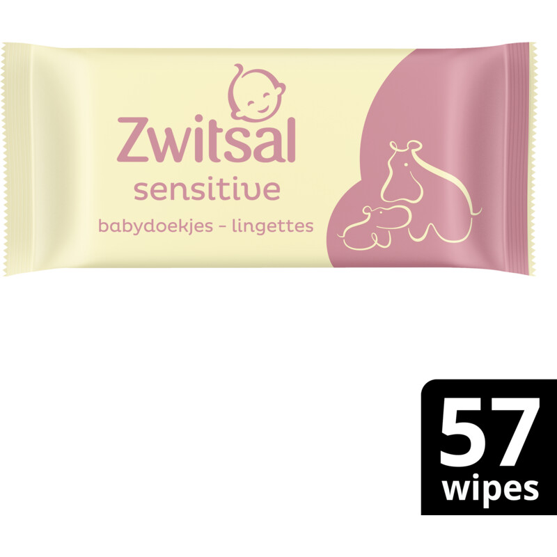 Een afbeelding van Zwitsal Baby sensitive billendoekjes